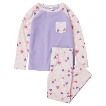 Kids 2-16 Lands' End Fleece Top & Bottoms Pajama Set