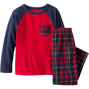 Kids 2-16 Lands' End Fleece Top & Bottoms Pajama Set