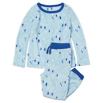 Kids 2-16 Lands' End Plush Top & Bottoms Pajama Set