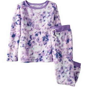 Kids 2-16 Lands' End Plush Top & Bottoms Pajama Set