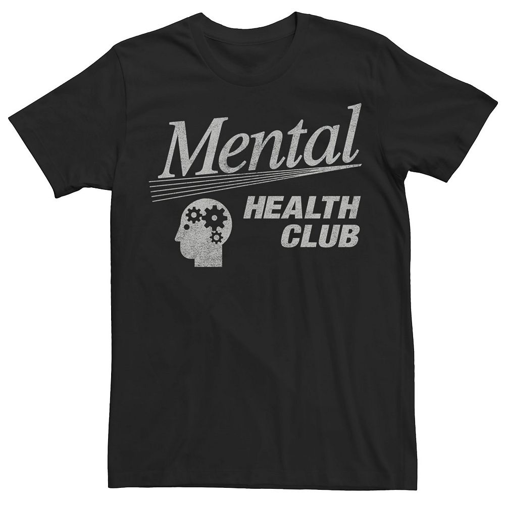 Men's Trendy Mental Health Club Tee