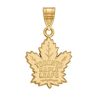 LogoArt Toronto Maple Leafs 10k Gold Logo Pendant