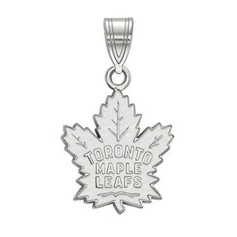 LogoArt Toronto Maple Leafs Sterling Silver Logo Pendant