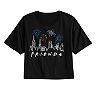 Juniors' Friends Fireworks Cropped Tee