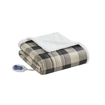 Woolrich Linden Luxurious Oversized Electric Heated Throw Blanket
