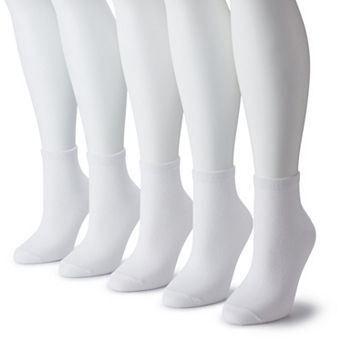 Women's Sonoma Goods For Life® 5 Pack Neutral Color Quarter Socks