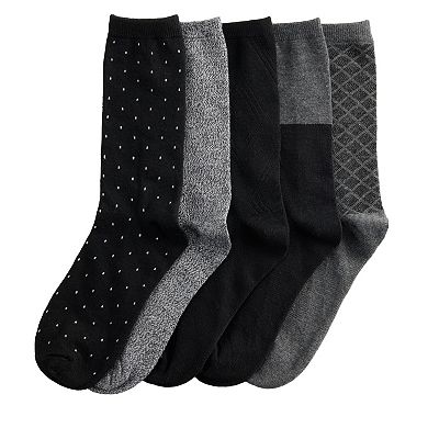 Women's Sonoma Goods For Life® 5-Pack Geo Crew Socks