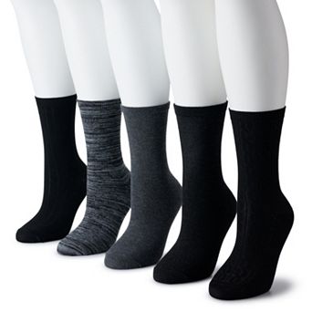 Women's Sonoma Goods For Life® 5-Pack Geo Crew Socks
