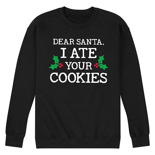 Men's Dear Santa Cookies Sweatshirt