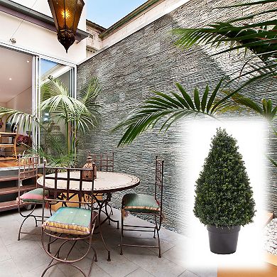 Nature Spring Artificial Tower Cypress Topiary Floor Decor