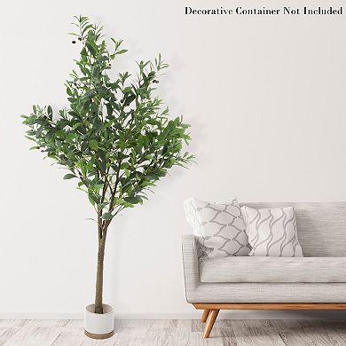 Nature Spring 6-ft. Artificial Olive Tree Floor Decor