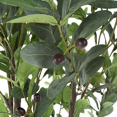 Nature Spring 6-ft. Artificial Olive Tree Floor Decor