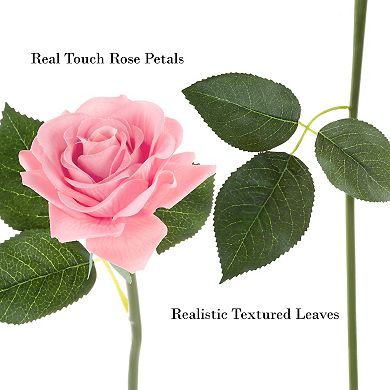 Nature Spring Artificial Rose Arrangement Table Decor