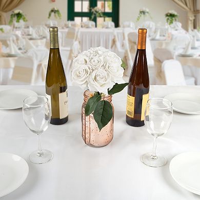 Nature Spring Artificial Rose Arrangement Table Decor