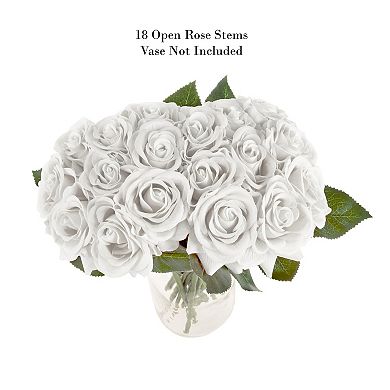 Nature Spring Artificial Rose Arrangement Table Decor