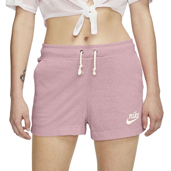 Pink nike shorts store womens