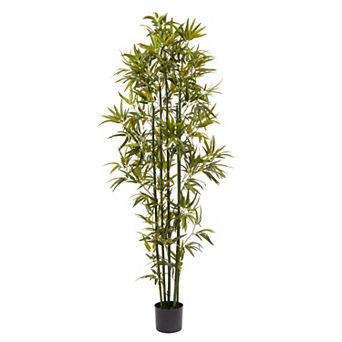 Nature Spring 6-ft. Artificial Bamboo Tall Plant Floor Decor