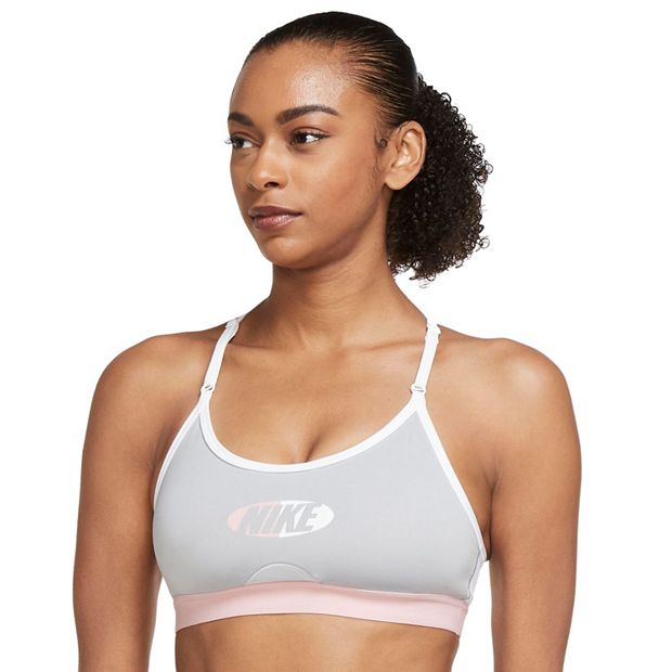 Women's Nike Dri-FIT Indy Light-Support Padded Color-Block Logo Sports Bra