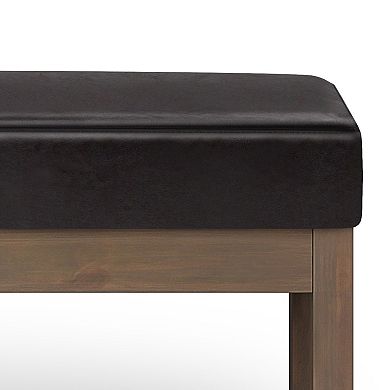 Simpli Home Milltown Ottoman Bench