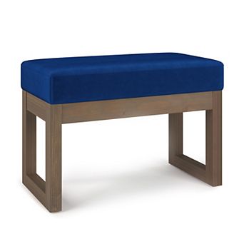 Simpli Home Milltown Footstool Ottoman Bench