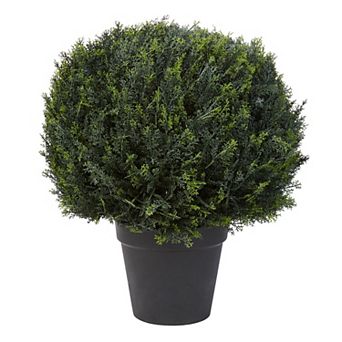 Nature Spring Artificial Cypress Topiary Ball Floor Decor