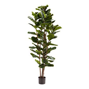 Nature Spring 6-ft. Faux Fiddle Leaf Fig Tree Floor Decor