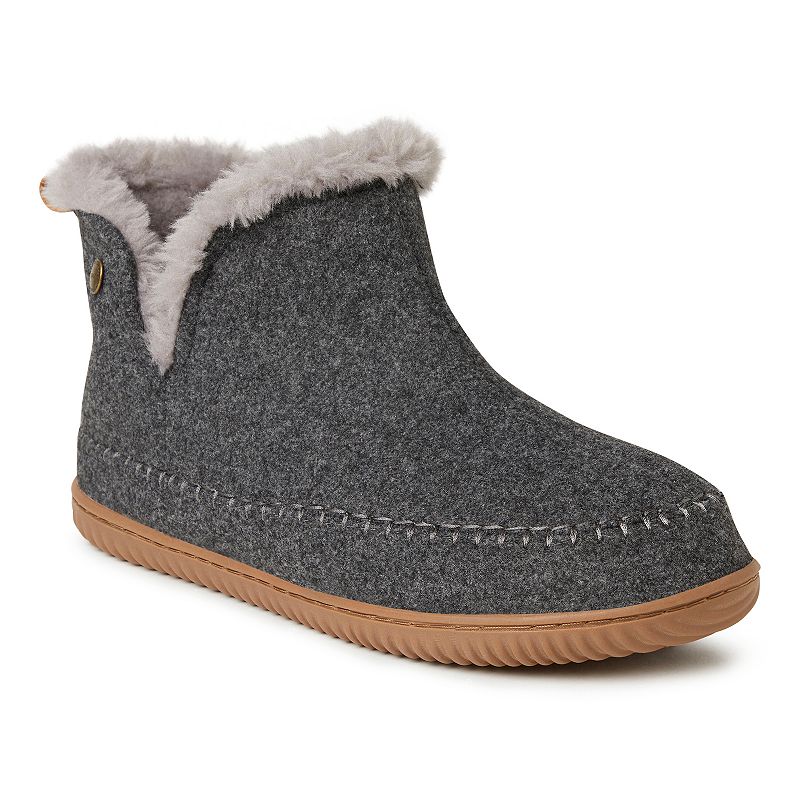 UPC 091217308645 product image for Dearfoams Brixen Men's Bootie Slippers, Size: 8, Dark Grey Gray | upcitemdb.com