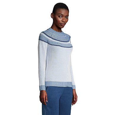 Women's Lands' End Drifter Shaker Crewneck Sweater