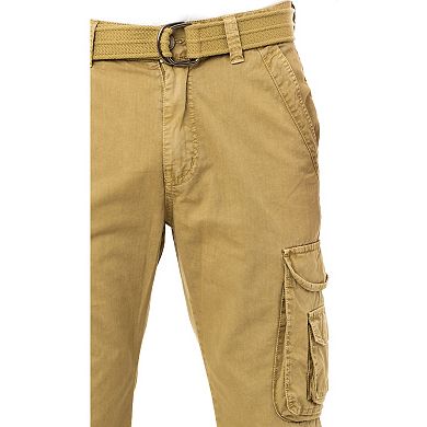 Men's Xray Slim-Fit Belted Cargo Pants
