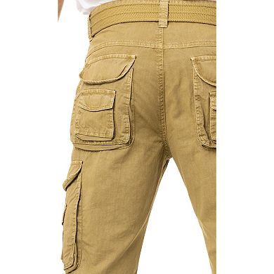 Men's Xray Slim-Fit Belted Cargo Pants