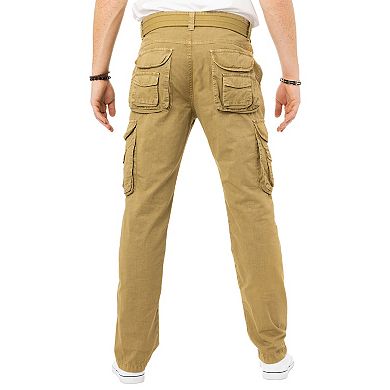 Men's Xray Slim-Fit Belted Cargo Pants