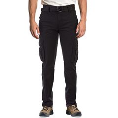 X RAY Men's Commuter Pants With Cargo Pockets in BLACK Size 30X32