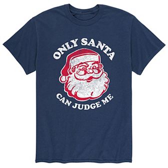 Men's Only Santa Can Judge Me Tee