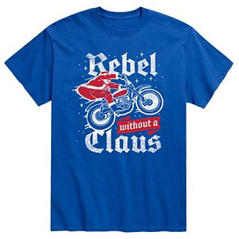 Men's Rebel Without A Claus Tee