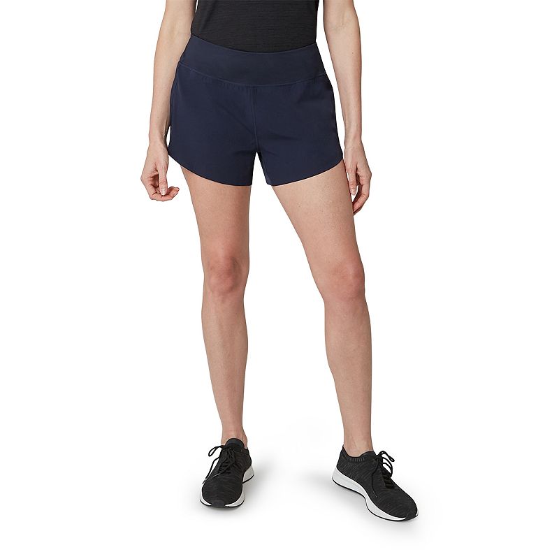 Womens Eddie Bauer Skyline Trail Active Shorts, Size: XS, Med Blue