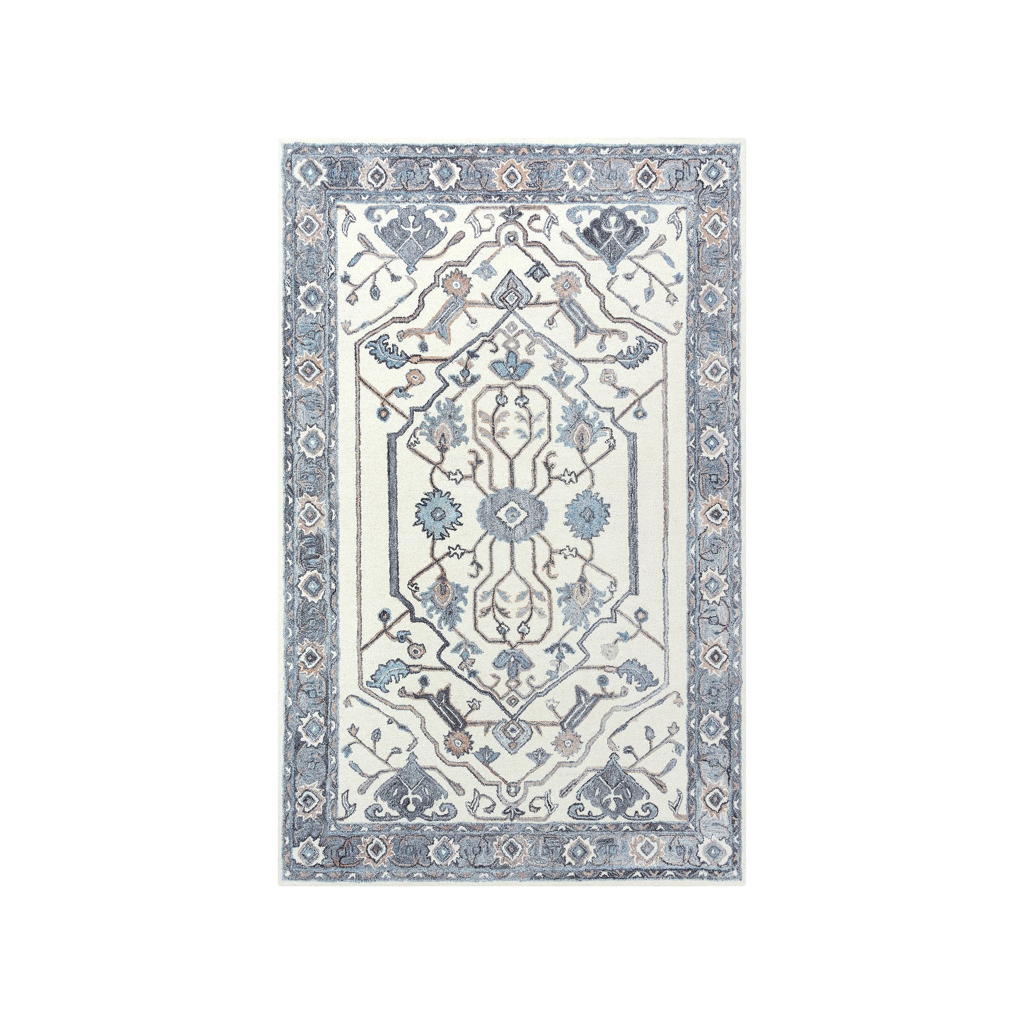 Alora Decor Aimee Rug, Beige Gray