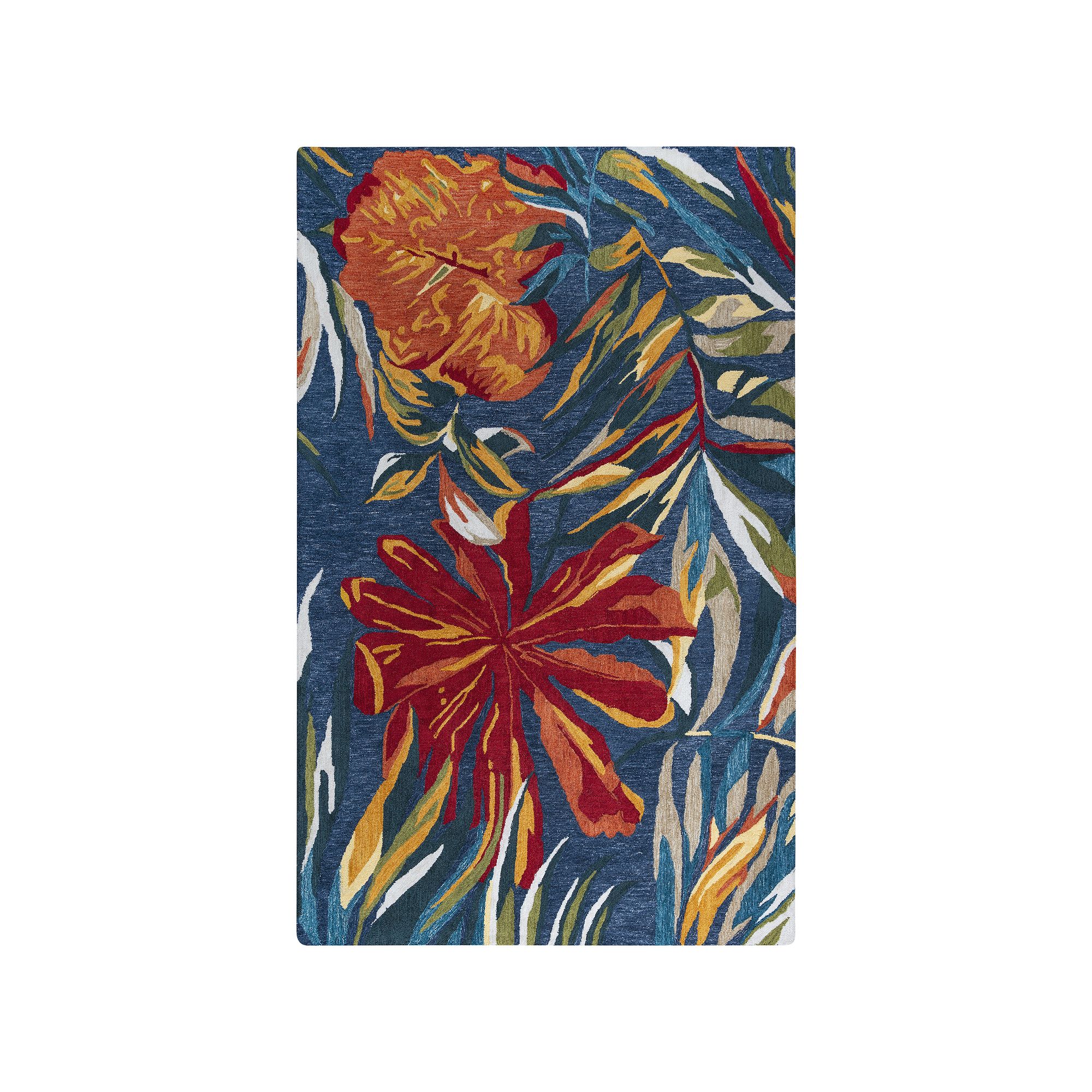 Alora Decor Flora Rug, Blue