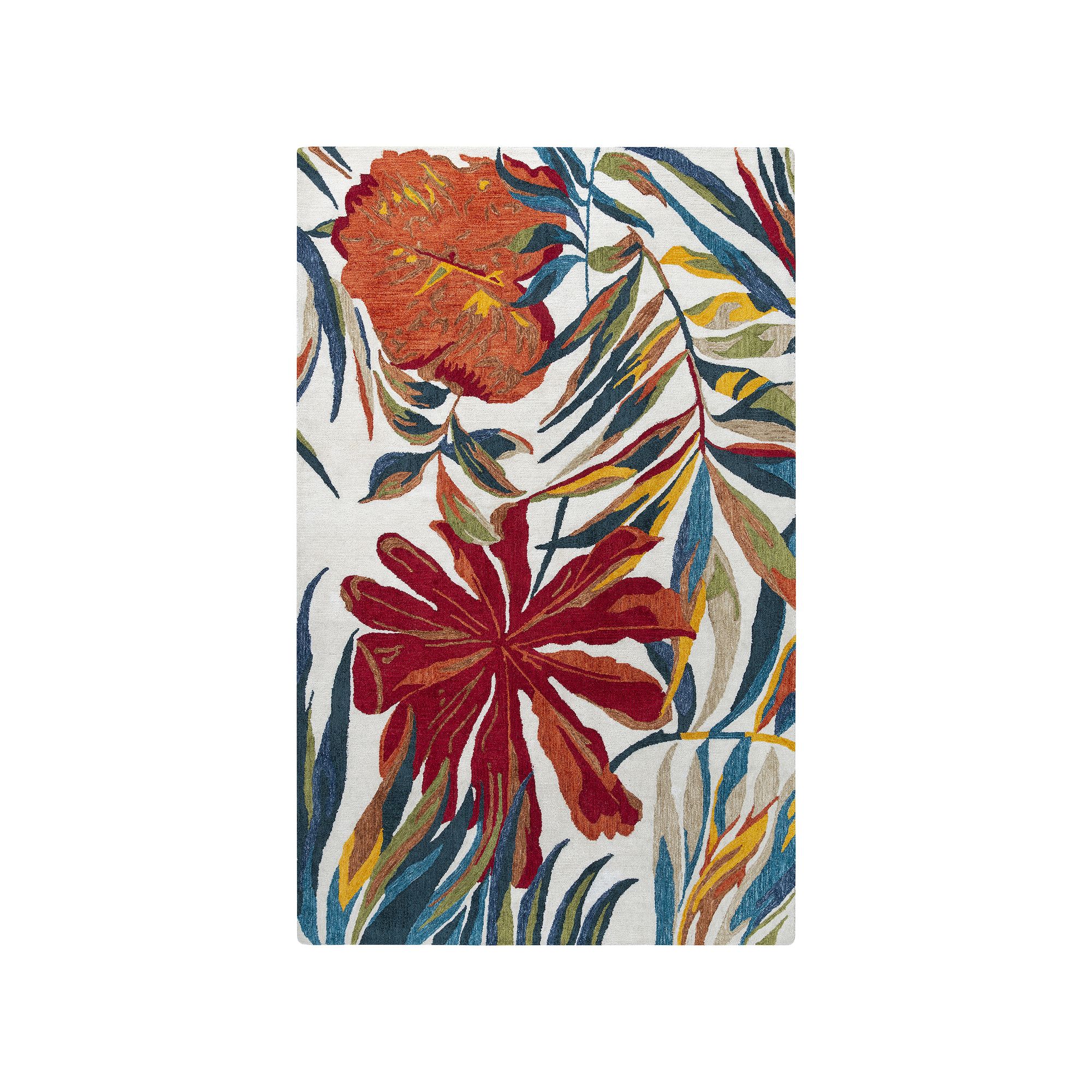Alora Decor Flora Rug, Red