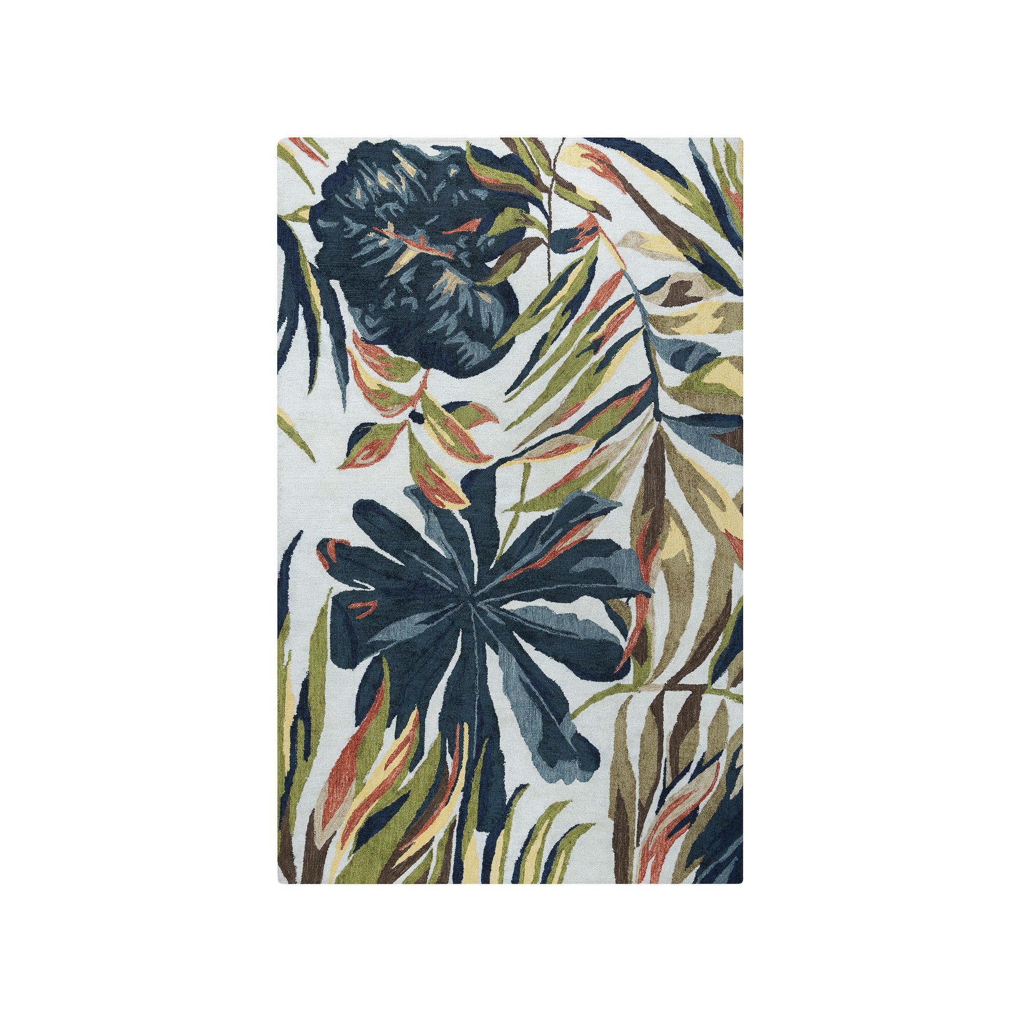 Alora Decor Flora Rug, White