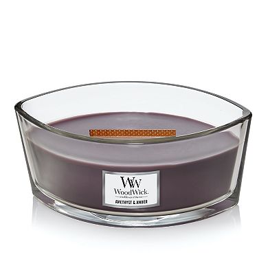 WoodWick Amethyst & Amber Ellipse Candle