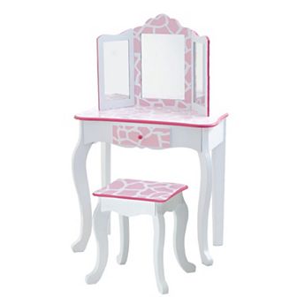 Teamson Kids Giraffe Play Vanity 2 pc Set