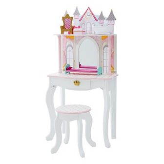 Teamson Kids Dreamland Castle Play Vanity 6 pc Set