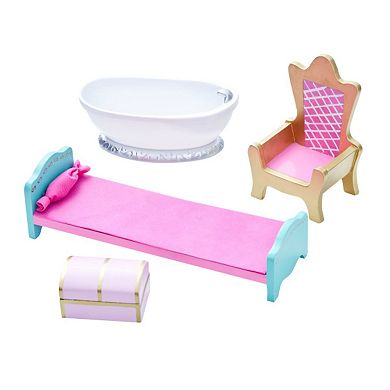Teamson Kids Dreamland Castle Play Vanity 6-piece Set