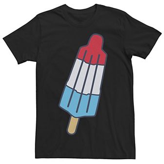Men's Americana Red White Blue Big Popsicle Tee