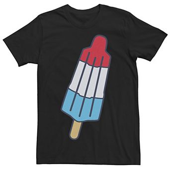 Men's Americana Red White Blue Big Popsicle Tee