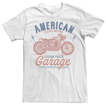 Men's American Custom Parts Garage Classic Motorcycle Tee