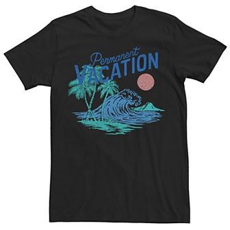 Men's Permanent Vacation Palms & Island Sunny Scene Tee