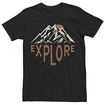 Men's Explore Graphic Mountains Tee