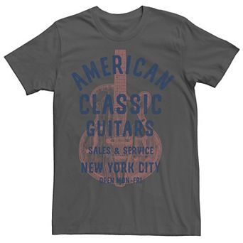 Men's American Classic Guitars New York City Logo Tee