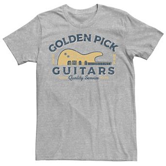 Men's Golden Pick Guitars Handmade USA Logo Tee
